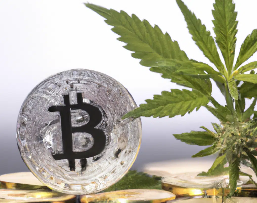 cannabis e bitcoin, cannabis e criptovalute