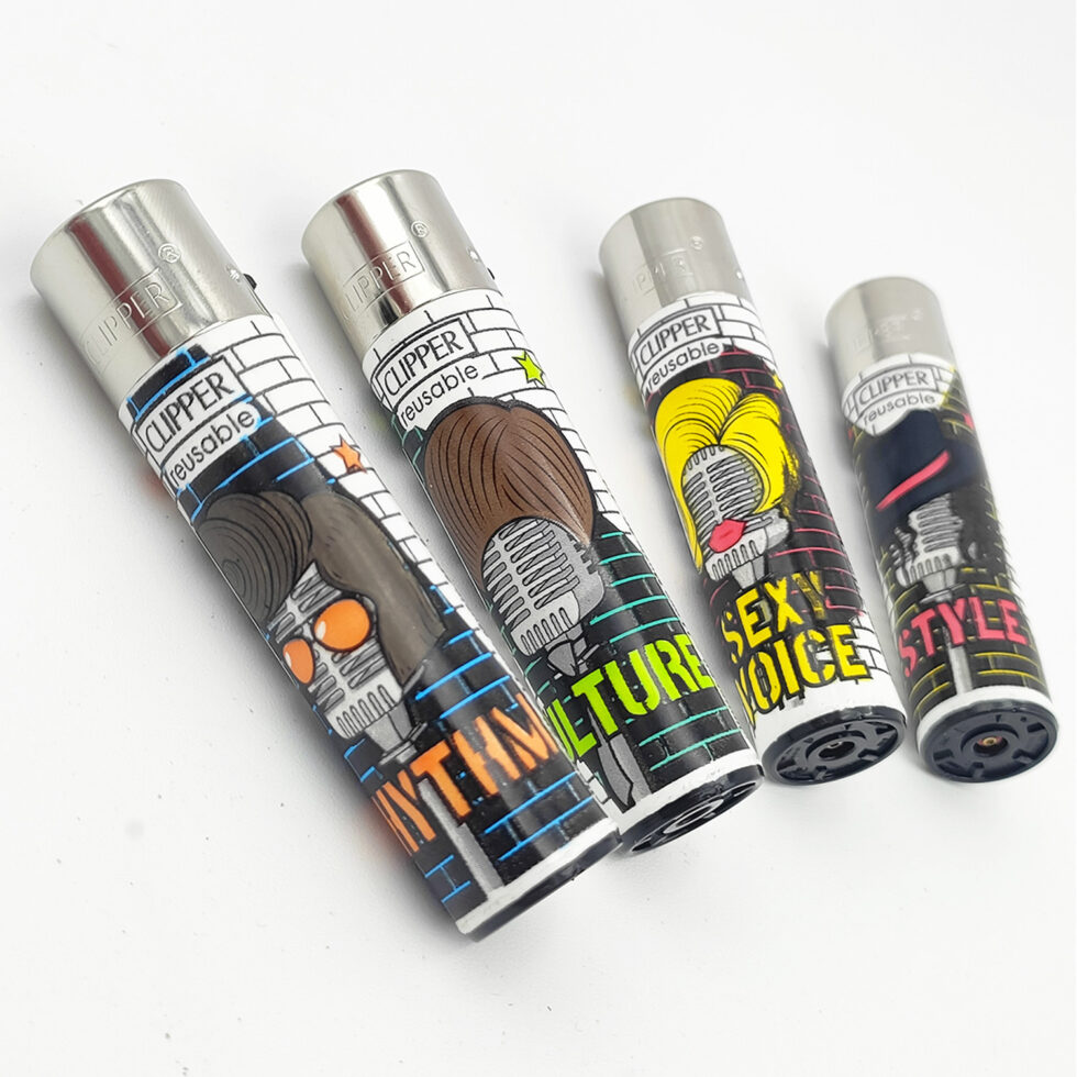 Aggiungi stile alla tua collezione con gli accendini Clipper Lighters I Love Music. Design unico per gli amanti della musica. Acquista ora!